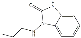 2H-Benzimidazol-2-one,1,3-dihydro-1-(propylamino)-(9CI) Struktur