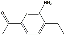 Acetophenone, 3-amino-4-ethyl- (6CI) Struktur