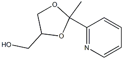 1,3-Dioxolane-4-methanol,2-methyl-2-(2-pyridyl)-(6CI) Struktur