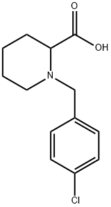 1-[(4-CHLOROPHENYL)METHYL]-2-PIPERIDINECARBOXYLIC ACID Struktur