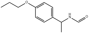 1-(4-propoxyphenyl)ethylformamide Struktur