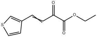 (E)-ETHYL 2-OXO-4-(THIOPHEN-3-YL)BUT-3-ENOATE Struktur