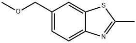 Benzothiazole, 6-(methoxymethyl)-2-methyl- (6CI,9CI) Struktur