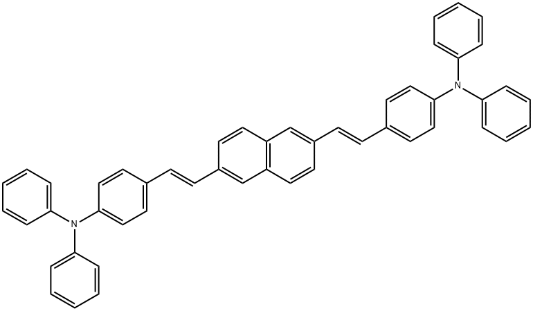 N-BDAVBi , N-(4-((E)-2-(6-((E)-4-(diphenylaMino)styryl)naphtha Struktur