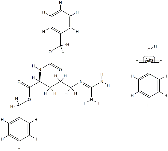 H-Arg(Tos)-OBzl.TosOH Struktur