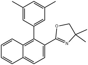 2-(1-(3,5-DIMETHYLPHENYL)-2-NAPHTHYL)-4,5-DIHYDRO-4,4-DIMETHYLOXAZOLE, 95 Struktur