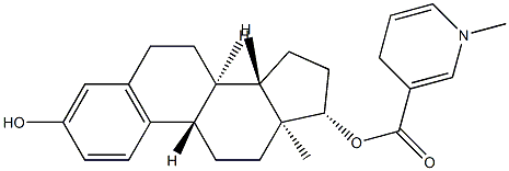 estradiol 17-dihydrotrigonelline Struktur