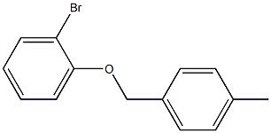 1-bromo-2-[(4-methylphenyl)methoxy]benzene Struktur