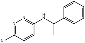 6-chloro-N-(1-phenylethyl)pyridazin-3-amine Struktur