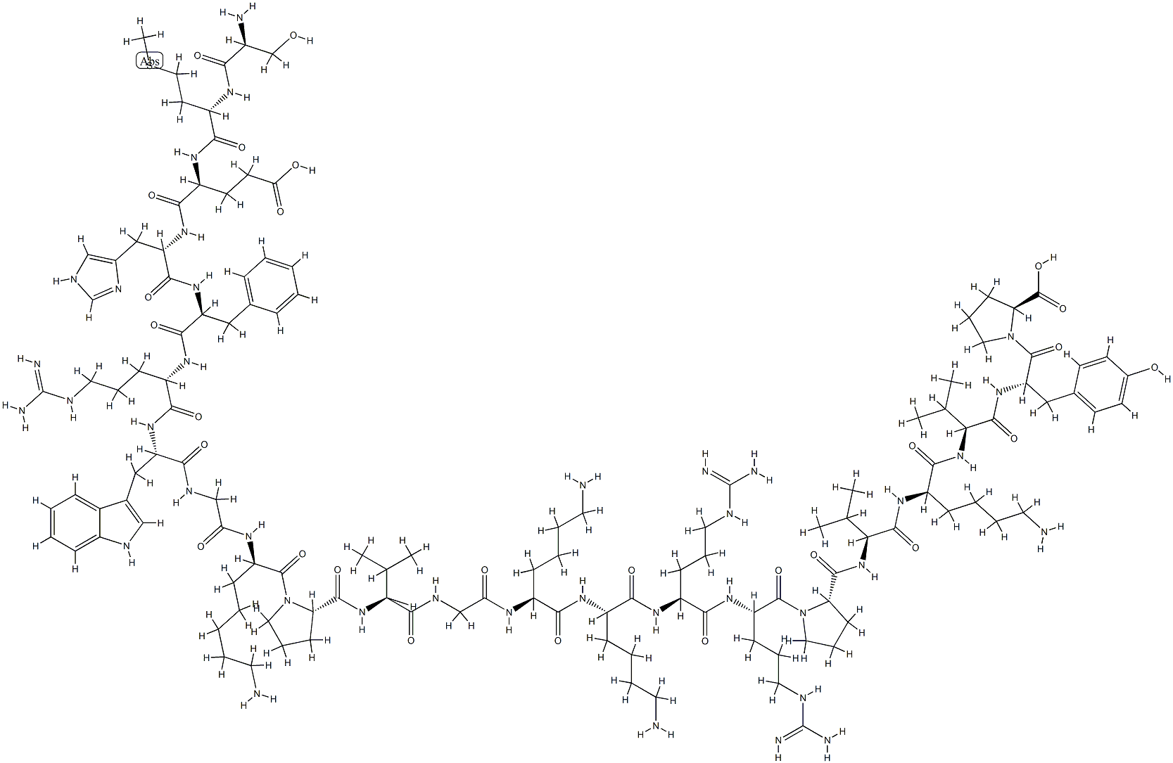 ACTH (3-24) (human, bovine, rat) Struktur