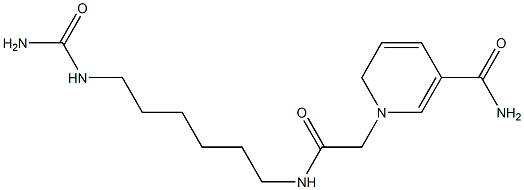 nicotinamide N(1)-(N-(6-aminohexyl)acetamide)agarose Struktur