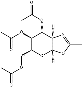 (3aR,7aR)-5-(Acetoxymethyl)-2-Methyl-5,6,7,7A-Tetrahydro-3aH-Pyrano[3,2-D]Oxazole-6,7-Diyl Diacetate(WXC02555) Struktur