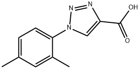 1-(2,4-dimethylphenyl)-1H-1,2,3-triazole-4-carboxylic acid Struktur