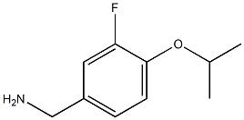 [3-fluoro-4-(propan-2-yloxy)phenyl]methanamine Struktur