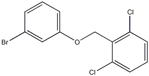 2-(3-bromophenoxymethyl)-1,3-dichlorobenzene Struktur