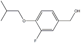 [3-fluoro-4-(2-methylpropoxy)phenyl]methanol Struktur