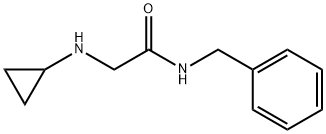 N-benzyl-2-(cyclopropylamino)acetamide Struktur