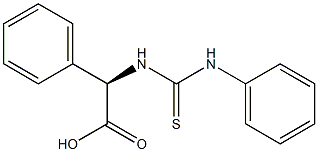 (R)-2-PHENYL-2-(3-PHENYLTHIOUREIDO)ACETIC ACID Struktur