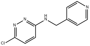 6-chloro-N-(pyridin-4-ylmethyl)pyridazin-3-amine Struktur