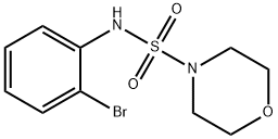 N-(2-bromophenyl)morpholine-4-sulfonamide Struktur