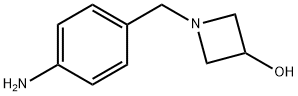 1-[(4-AMINOPHENYL)METHYL]-3-AZETIDINOL Struktur