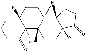 5α-Androstane-1,17-dione Struktur