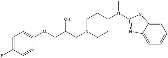 Sabeluzole Struktur