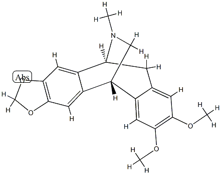 (-)-Amurensinine Struktur