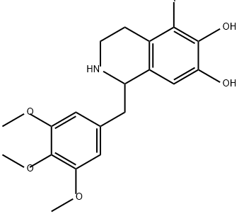 5-fluorotrimetoquinol Struktur