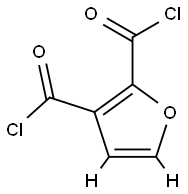 2,3-Furandicarbonyldichloride(9CI) Struktur