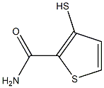 2-Thiophenecarboxamide,3-mercapto-(9CI) Struktur