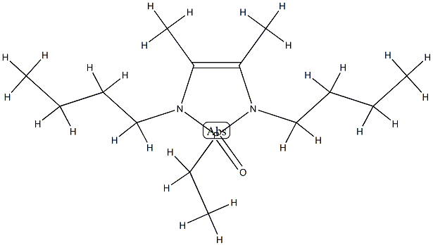 1,3-dibutyl-2-ethyl-4,5-dimethyl-1,3-diaza-2$l^{5}-phosphacyclopent-4- ene 2-oxide Struktur