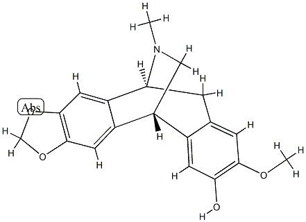 黑龍江罌粟素, 10481-92-2, 結(jié)構(gòu)式