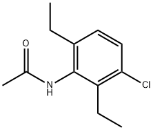 3-Chloro-2,6-diethyl acetanilide Struktur