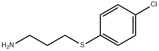 3-[(4-chlorophenyl)thio]-1-propanamine(SALTDATA: FREE) Struktur