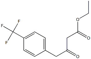 ethyl 4-(4-(trifluoromethyl)phenyl)-3-oxobutanoate Struktur