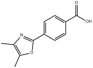 4-(4,5-Dimethyloxazol-2-yl)benzoicacid Struktur