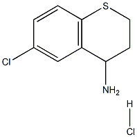 6-chloride-thiochroMan-4-ylaMine,hydrochloride Struktur