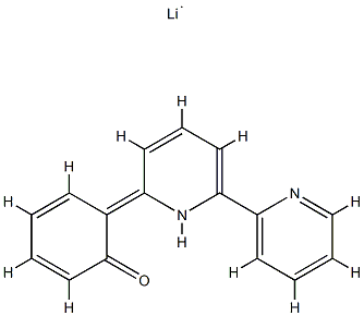 LithiuM 2-(2', 2''-bipyridine-6'-yl)phenolate Struktur