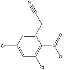 2-(3,5-dichloro-2-nitrophenyl)acetonitrile Struktur