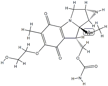 7-(2-hydroxyethoxy)mitosane Struktur