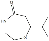 1,4-Thiazepin-5(2H)-one,tetrahydro-7-(1-methylethyl)-(9CI) Struktur