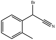 Benzeneacetonitrile, .alpha.-broMo-2-Methyl- Struktur