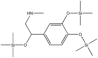 N-Methyl-β,3,4-tris(trimethylsiloxy)benzeneethanamine Struktur