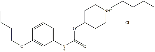 (1-butyl-3,4,5,6-tetrahydro-2H-pyridin-4-yl) N-(3-butoxyphenyl)carbama te chloride Struktur