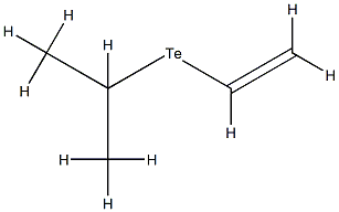 2-ethenyltellanylpropane Struktur