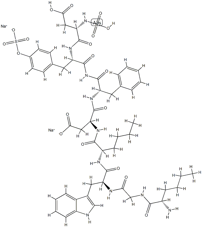 cholecystokinin (26-33), N-alpha-hydroxysulfonyl-Nle(28,31)- Struktur