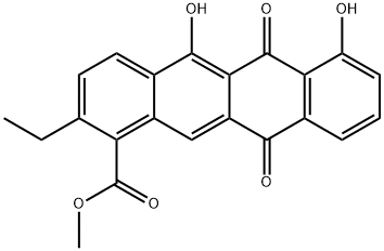 bis(anhydro)aklavinone Struktur