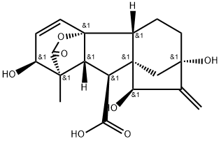 15β-OH Gibberellin A3 Struktur