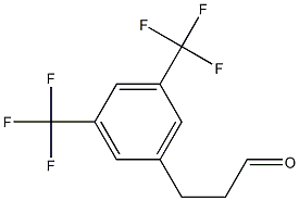 Benzenepropanal, 3,5-bis(trifluoroMethyl)- (or 3-[3,5-Bis(trifluoroMethyl)phenyl]propionaldehyde ) Struktur